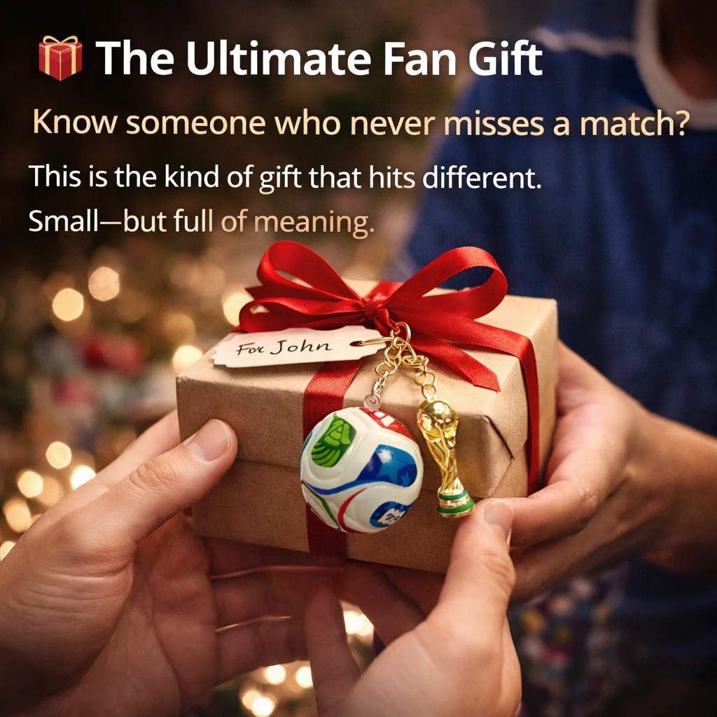 🔥Last Day 50% OFF⚽🏆 2026 FIFA World Cup FIFA Trophy & Ball Keychain thumbnail 7