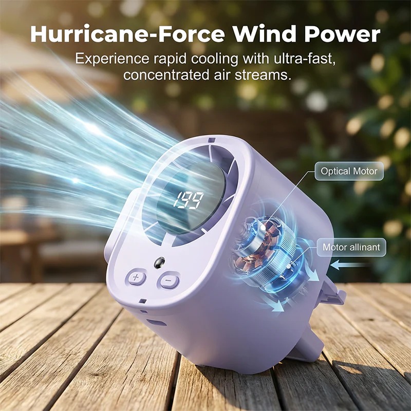 🥳2026 HOT SALE💞50K+ SOLD!High-Speed Brushless Motor Mini Fan thumbnail 7