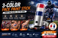 🔥🔥Hot Deal Summer SALE OFF UP TO 60%🔥🔥 Face Paint Stick Stripe Football Fan thumbnail 3