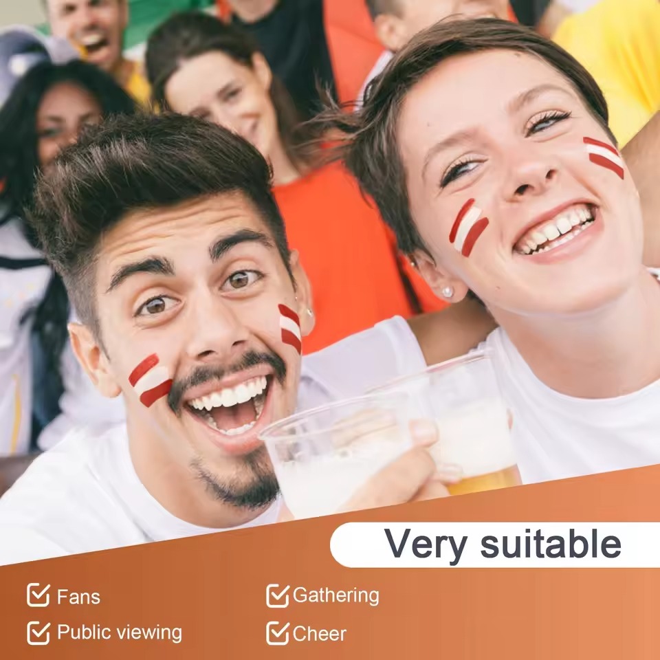 🔥🔥Hot Deal Summer SALE OFF UP TO 60%🔥🔥 Face Paint Stick Stripe Football Fan thumbnail 7