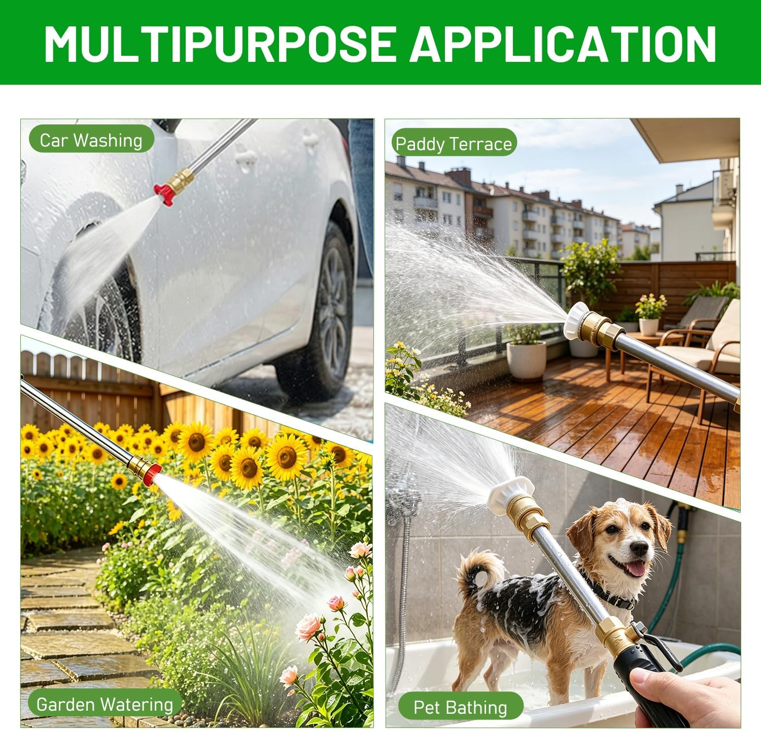 🔥🔥Hot Deal Summer SALE OFF UP TO 50%🔥🔥 Jet Nozzle Power Washer for Garden Hose