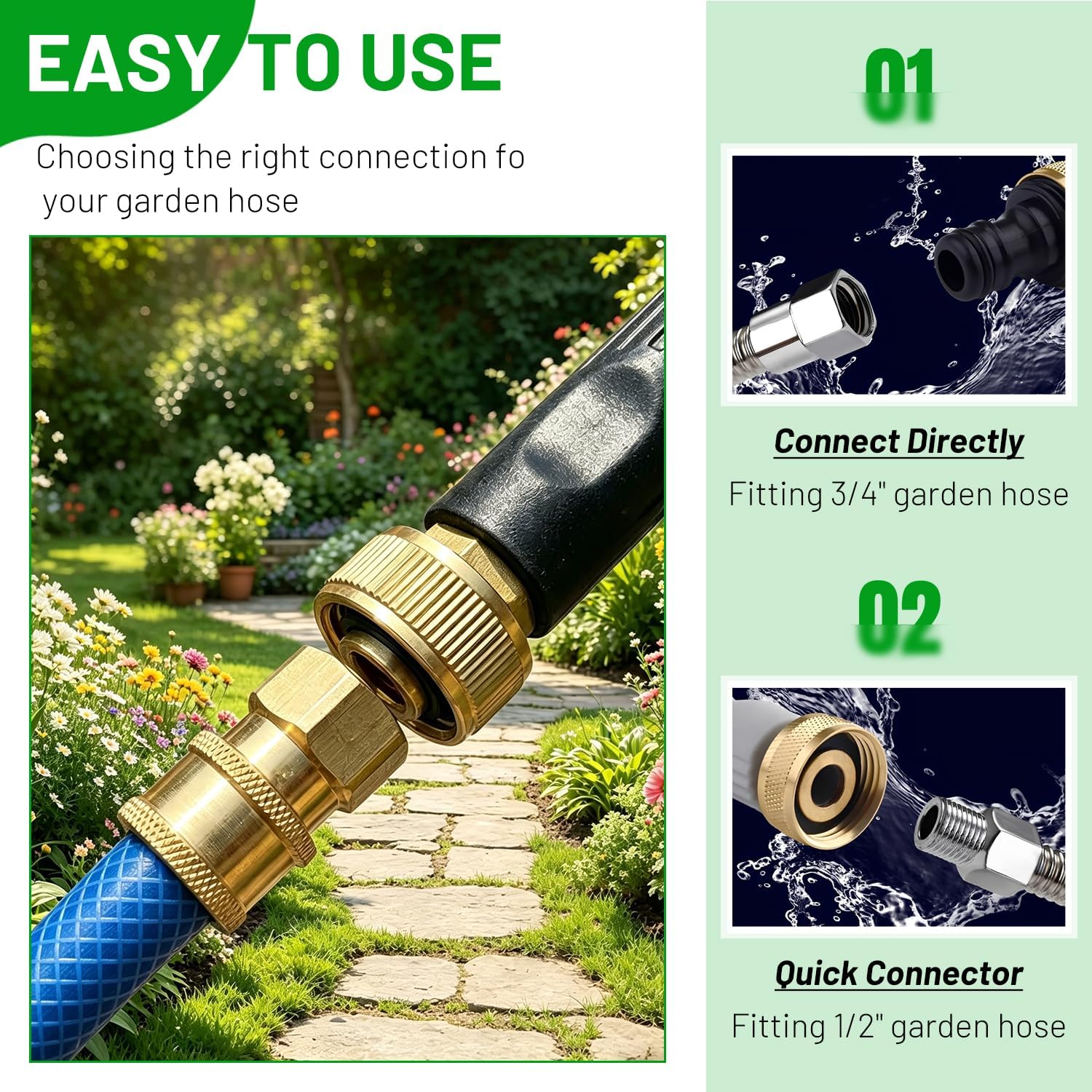 🔥🔥Hot Deal Summer SALE OFF UP TO 50%🔥🔥 Jet Nozzle Power Washer for Garden Hose thumbnail 5