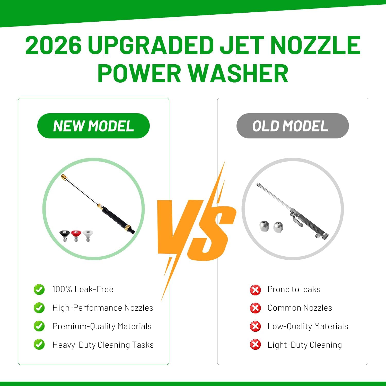 🔥🔥Hot Deal Summer SALE OFF UP TO 50%🔥🔥 Jet Nozzle Power Washer for Garden Hose thumbnail 8