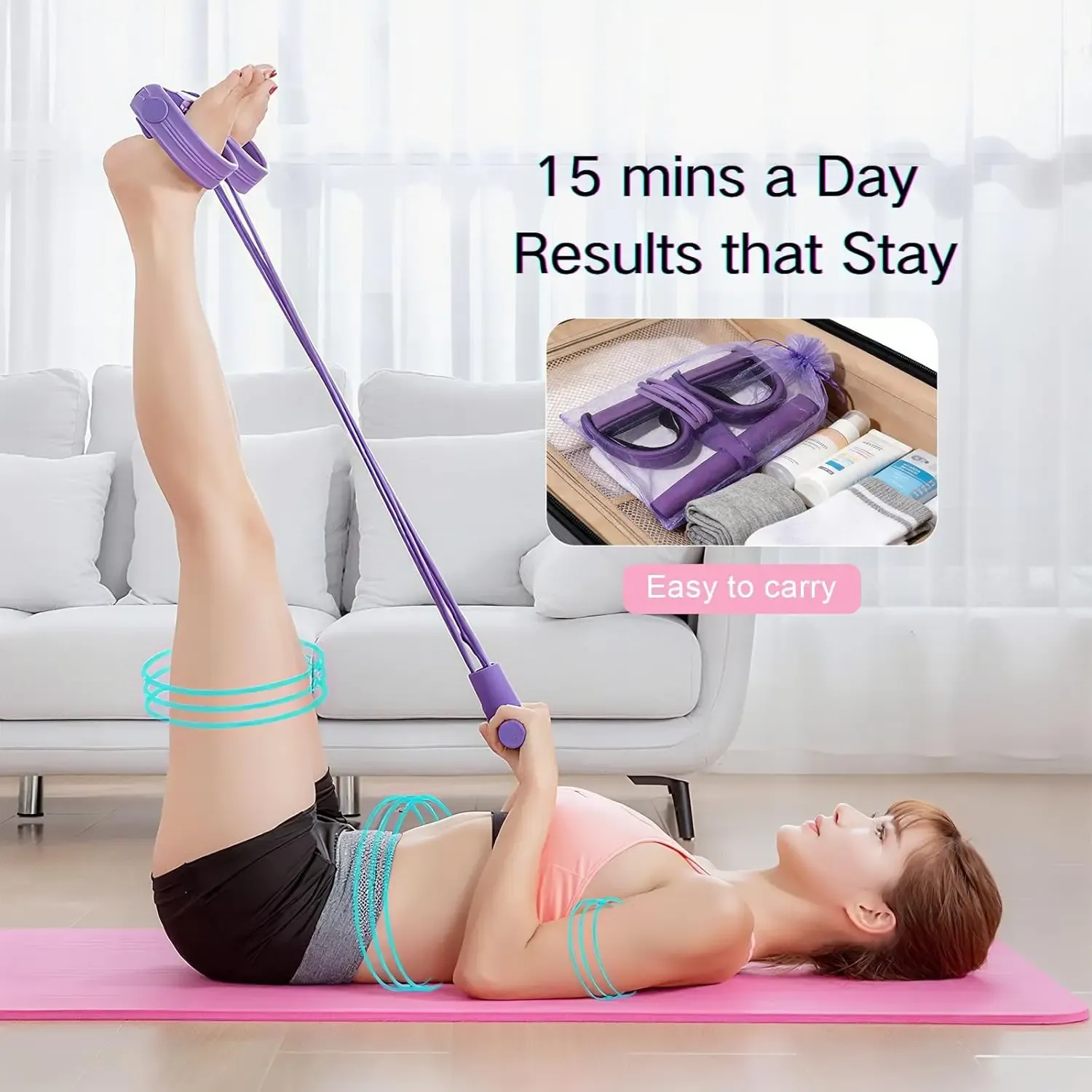 🔥 Summer Sale - Up to 60% OFF 🌸 Wave Goodbye to the "Mom Pooch" with the 4/6-Tube Pedal Tensioner! thumbnail 5