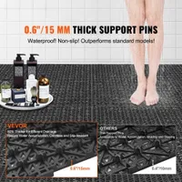 🔥🔥Hot Deal Summer SALE OFF UP TO 60%🔥🔥Splicing Drainage Mats, Soft PVC Interlocking Drainage Floor Tiles thumbnail 2