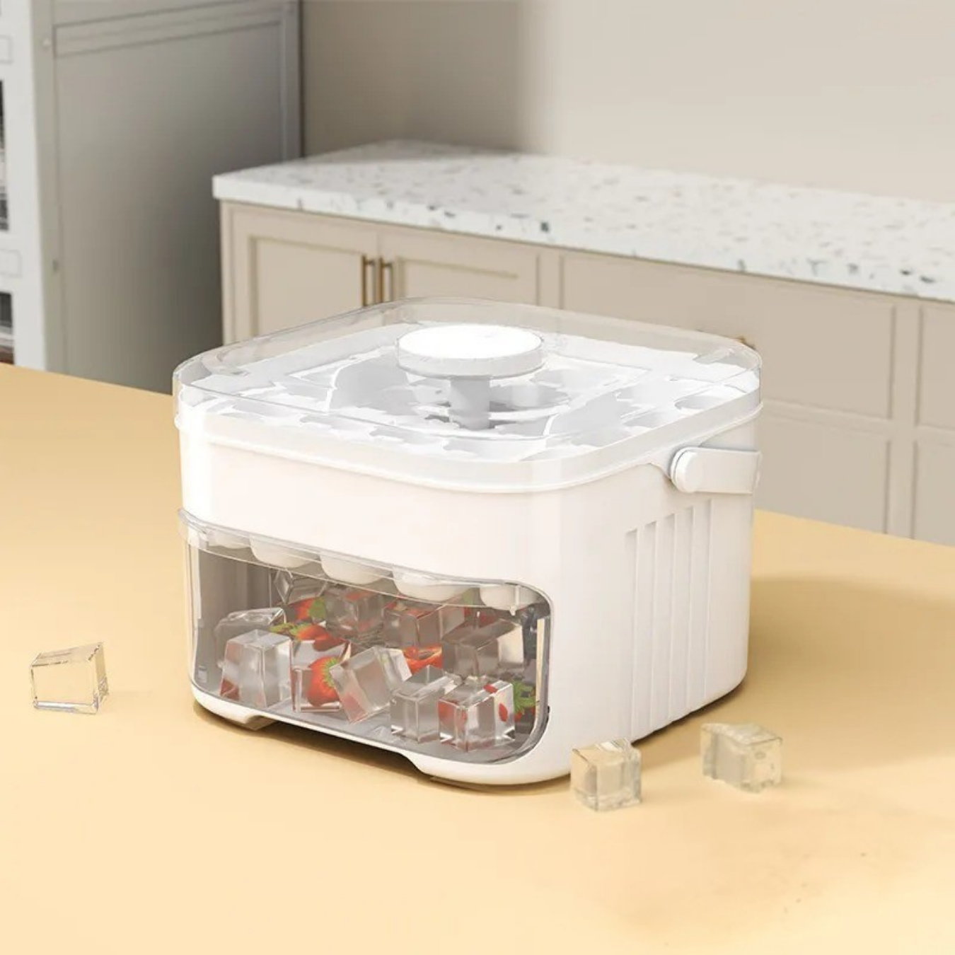 🔥 SUMMER SALE 50% OFF🧊 2-in-1 Double Layer Portable Ice Box ❄️ thumbnail 9