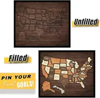 💥BIG SUMMER SALE💥 The Ultimate USA Road Trip Wooden Map Puzzle 🧩 thumbnail 3