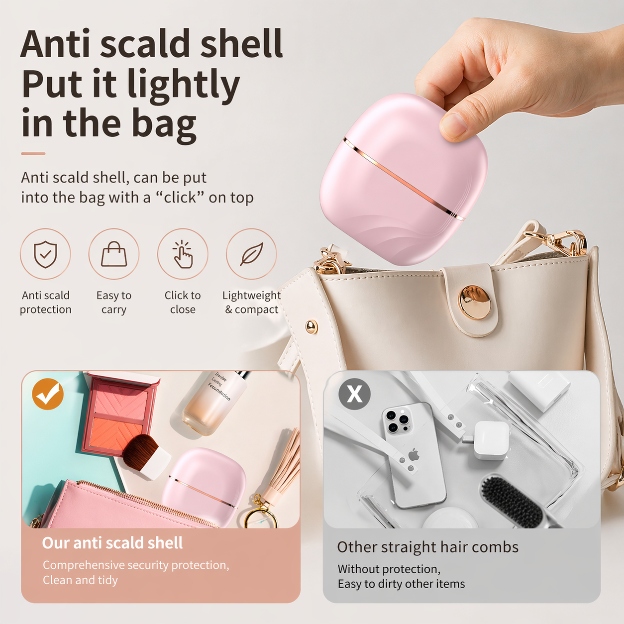 🔥🔥Hot Deal Summer SALE OFF UP TO 49%🔥🔥- Mini Rechargeable Hair Straightener thumbnail 7