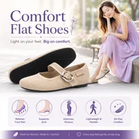 🔥🔥Hot Deal Summer SALE OFF UP TO 60%🔥🔥Comfort Flat Shoes For Women thumbnail 3