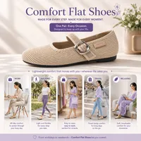 🔥🔥Hot Deal Summer SALE OFF UP TO 60%🔥🔥Comfort Flat Shoes For Women thumbnail 2