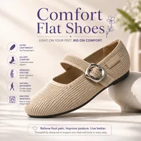 🔥🔥Hot Deal Summer SALE OFF UP TO 60%🔥🔥Comfort Flat Shoes For Women thumbnail 1