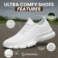 🔥Last Sale🔥Men's Lightweight Breathable Low-Top Running Shoes thumbnail 1