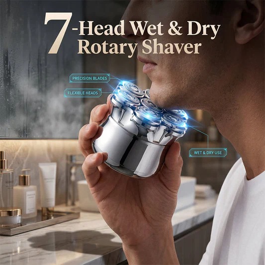 💥Portable Rotary Dual Ring Electric Shaver thumbnail 5
