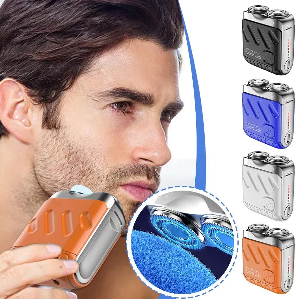 💥Portable Rotary Dual Ring Electric Shaver thumbnail 9