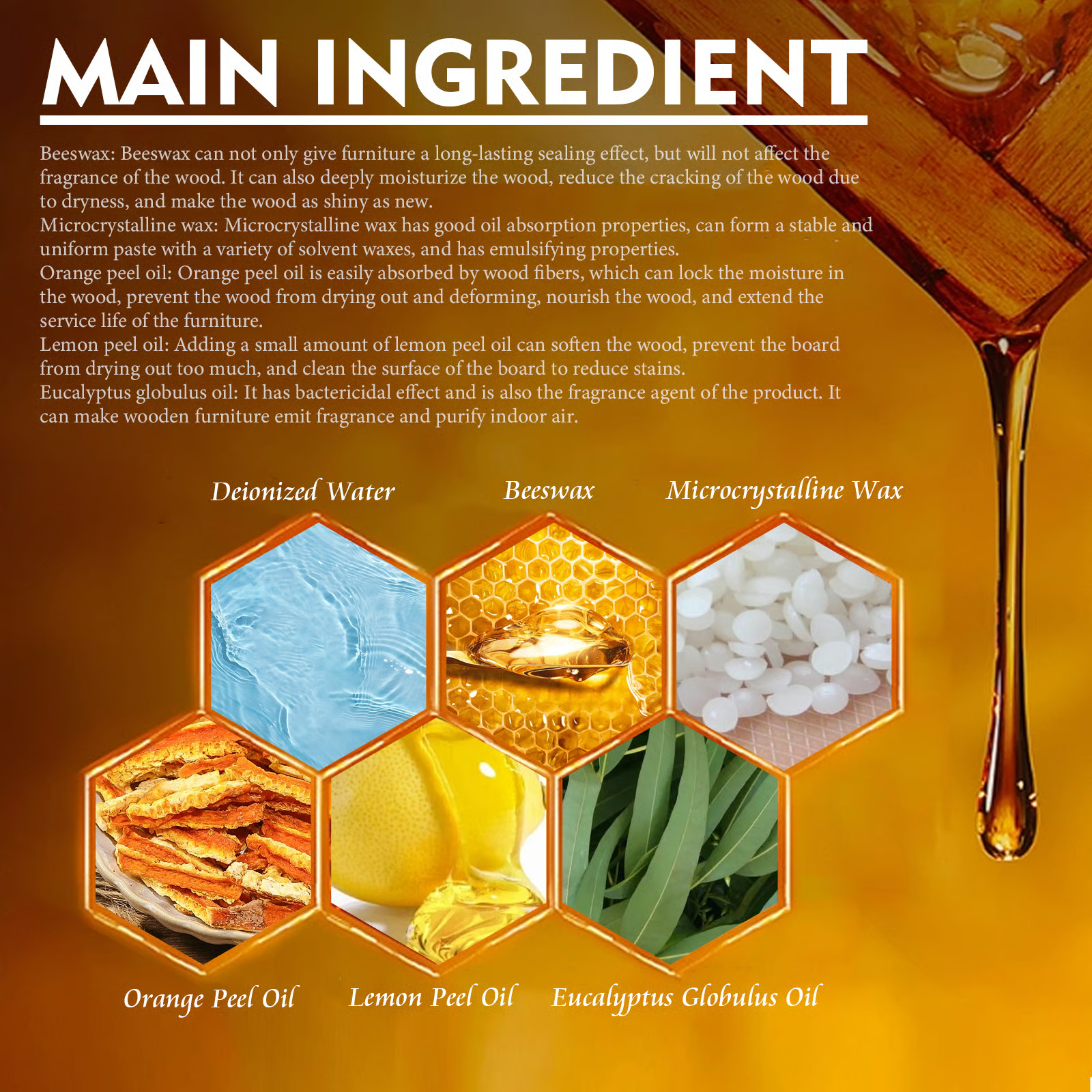 💥LAST DAY SALE UPTO 60%OFF💥Natural Beeswax Repairing and Care Spray thumbnail 8