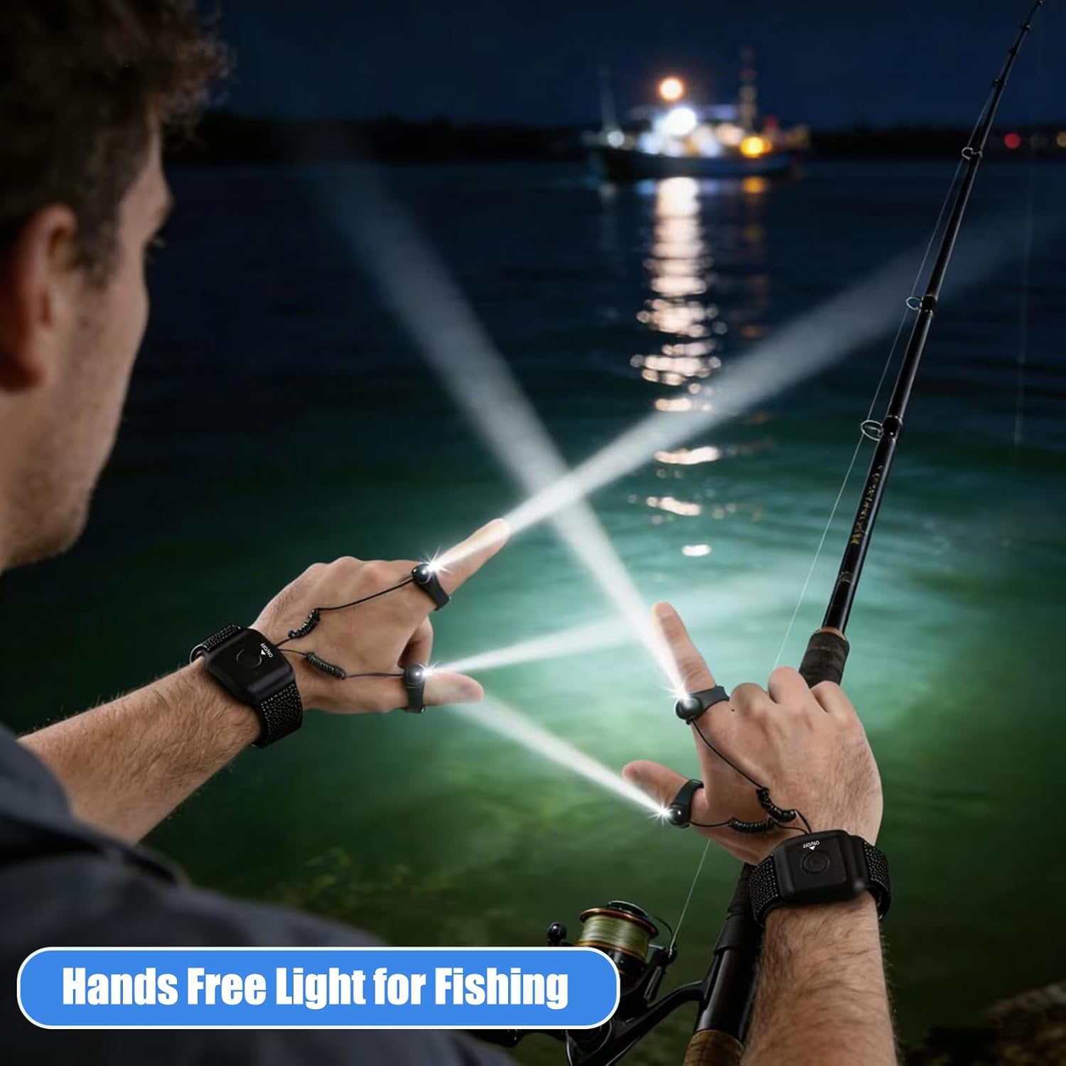 💥Make Dad Smile – Father’s Day 50% OFF❤️-LED Rechargeable Flashlight Gloves thumbnail 3