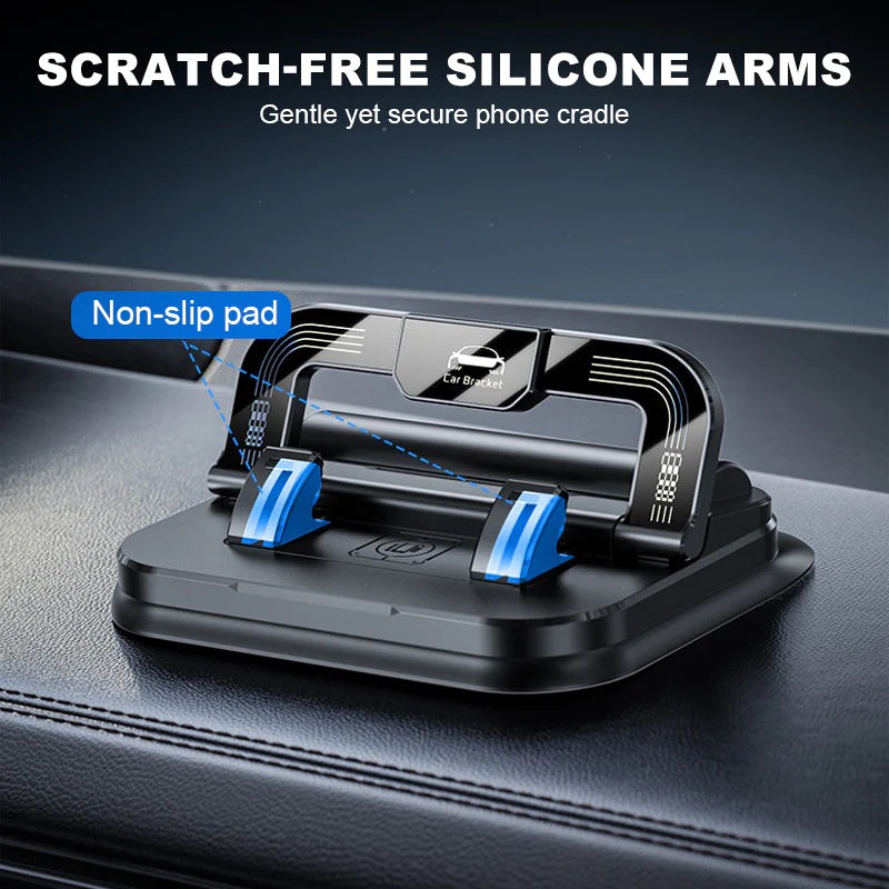 📱 NOW 50% OFF! ✨ 360° Rotating, Foldable Phone Holder – Universally Compatible with Non-Slip Base for Desk🚗💻 thumbnail 5