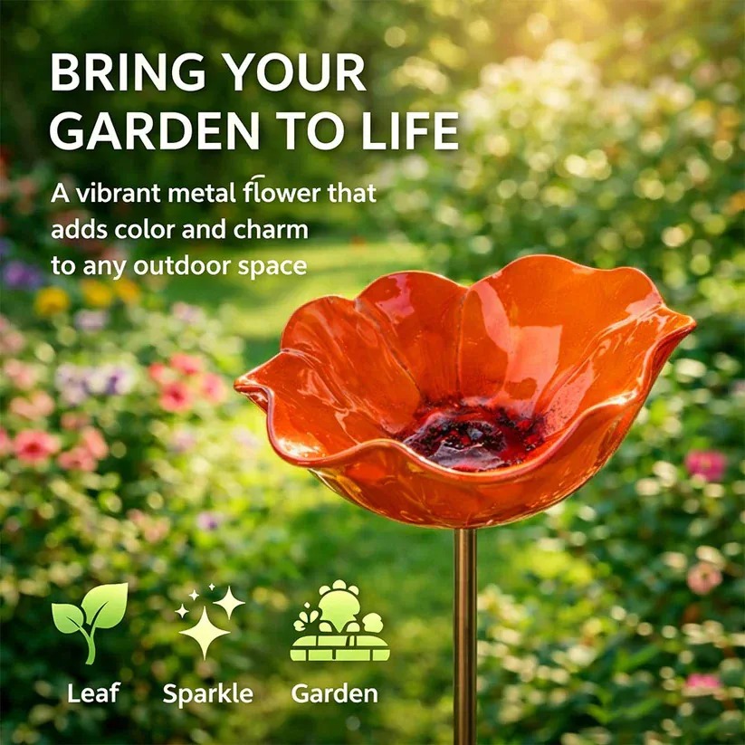 🌟Last Day Promotion 50%🎁Handmade Metal Flower Garden Stake thumbnail 7