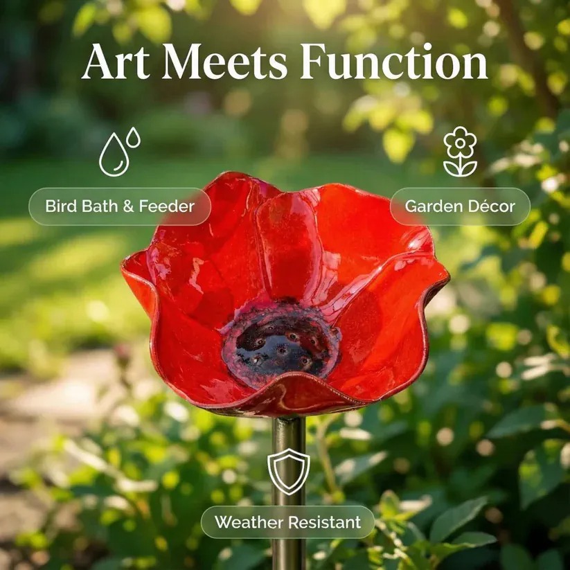 🌟Last Day Promotion 50%🎁Handmade Metal Flower Garden Stake thumbnail 9