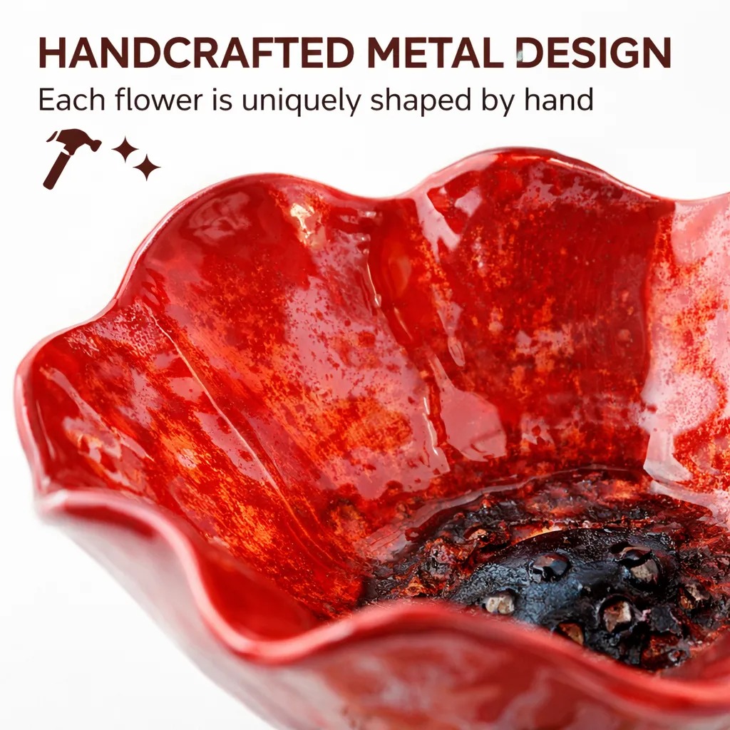 🌟Last Day Promotion 50%🎁Handmade Metal Flower Garden Stake thumbnail 13