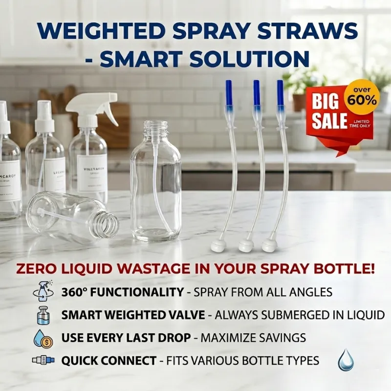 🔥SUMMER SALE OVER 60%🔥 Zero-Waste ✅ Multi-Angle 360° Sprayer Tube Adapter - Fits The Most Spray Bottles - Image 1
