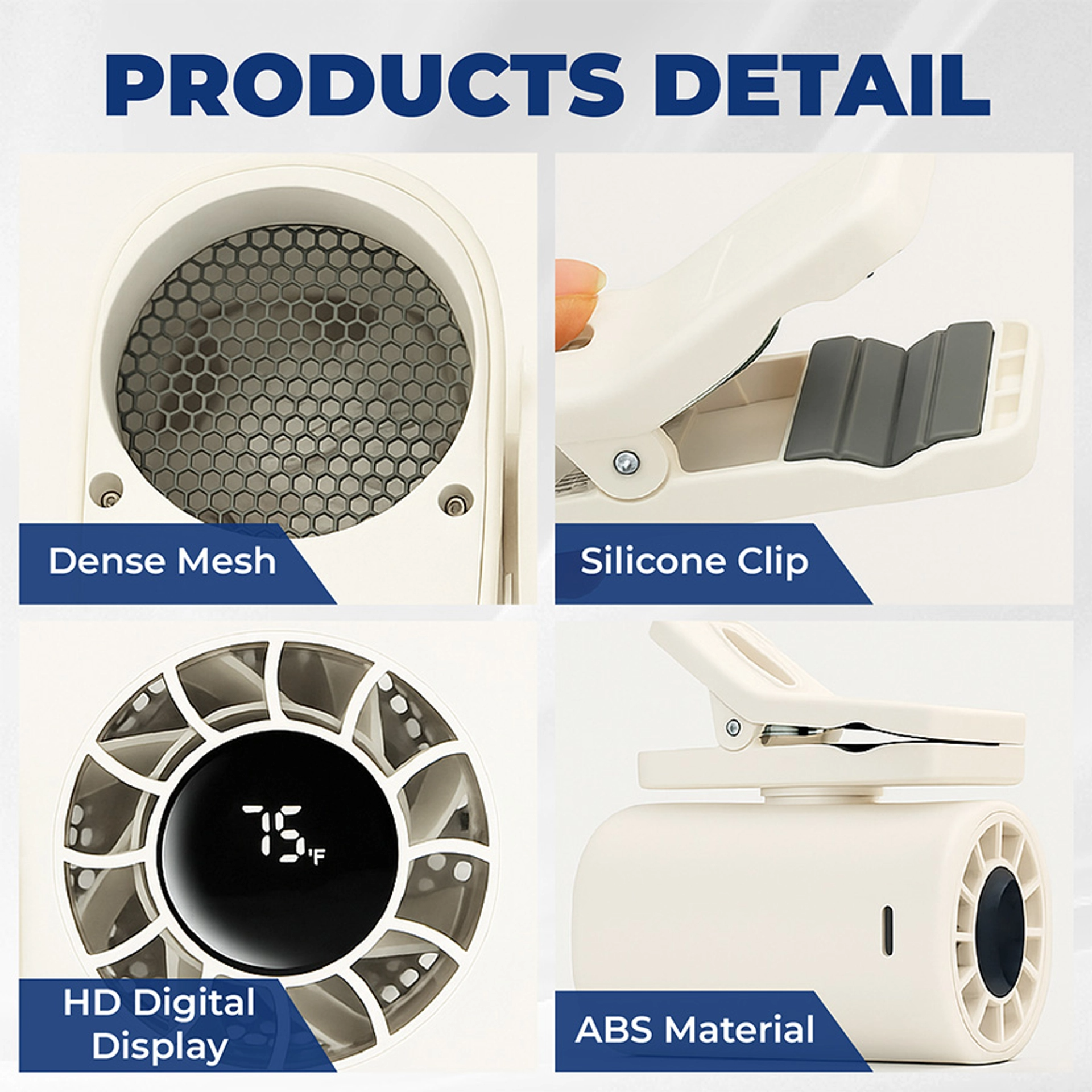 🔥Last Day 50% OFF🔥 360° Clip-On Mini Fan thumbnail 2