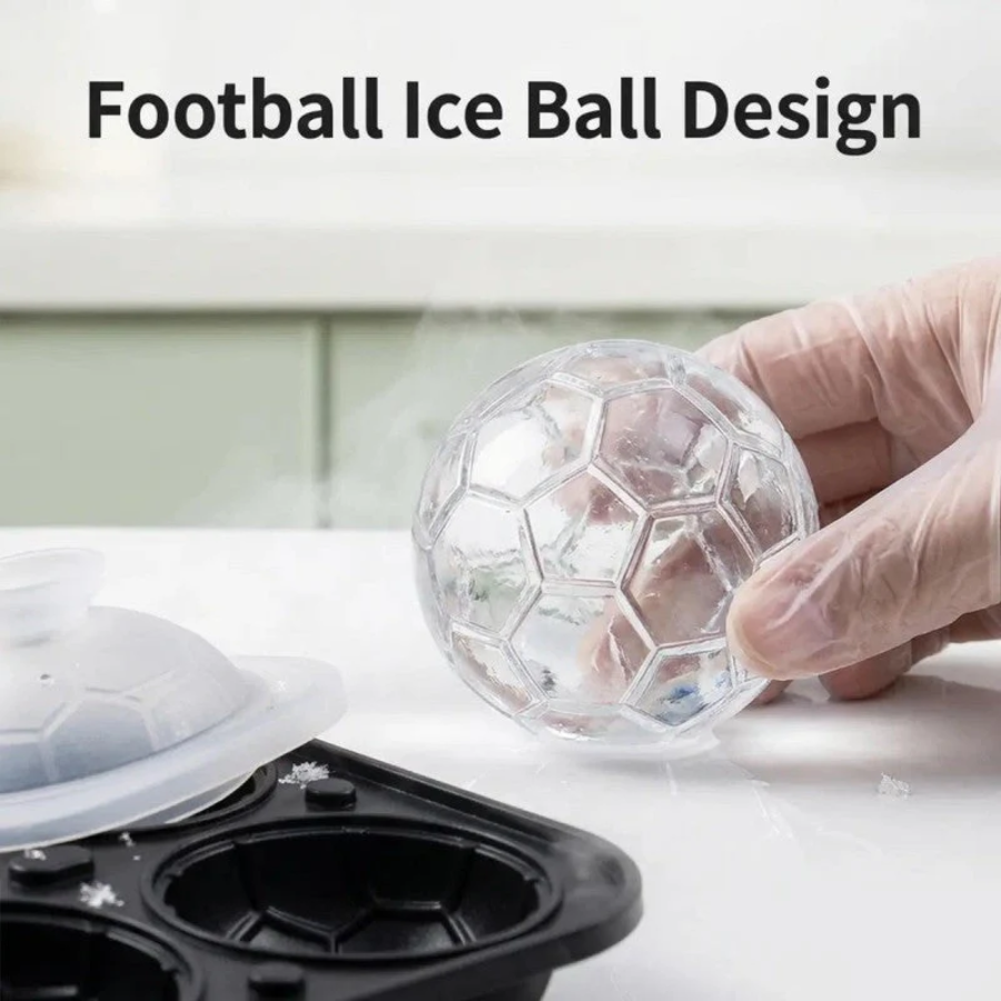 ⚽🔥 50% OFF Today | Silicone Soccer Ice Ball Mold – Cool Drinks, Game-Day Style thumbnail 4