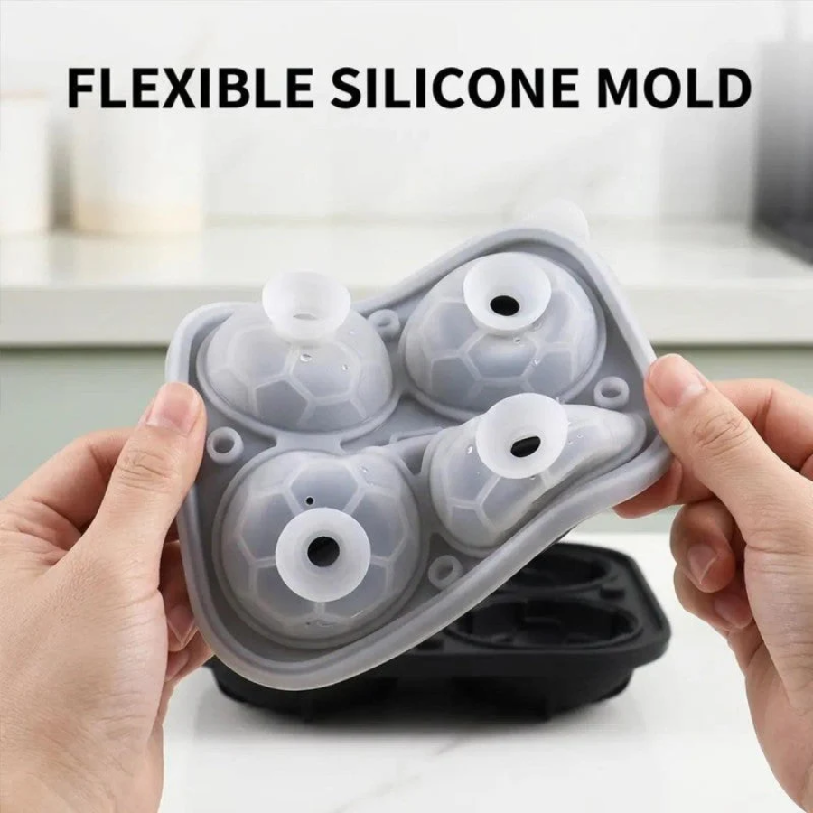 ⚽🔥 50% OFF Today | Silicone Soccer Ice Ball Mold – Cool Drinks, Game-Day Style thumbnail 5