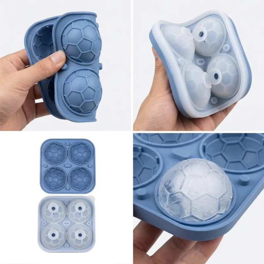 ⚽🔥 50% OFF Today | Silicone Soccer Ice Ball Mold – Cool Drinks, Game-Day Style thumbnail 9