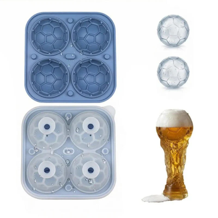 ⚽🔥 50% OFF Today | Silicone Soccer Ice Ball Mold – Cool Drinks, Game-Day Style thumbnail 10