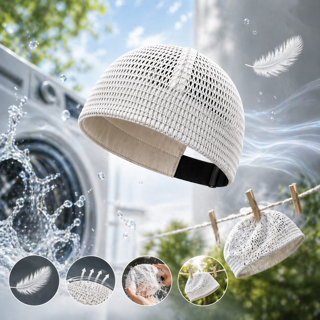 🔥🔥Hot Deal Summer SALE OFF UP TO 60%🔥🔥Unisex Ultra-Light Mesh Breathable Hat thumbnail 2