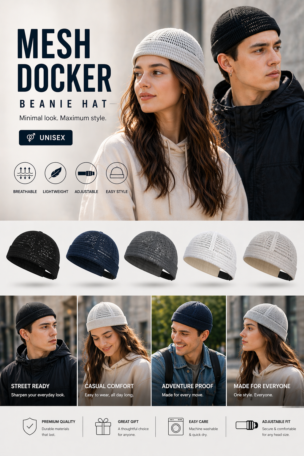 🔥🔥Hot Deal Summer SALE OFF UP TO 60%🔥🔥Unisex Ultra-Light Mesh Breathable Hat thumbnail 6