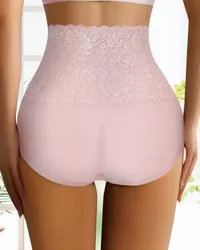 🔥Mother-Days SALE OFF UP TO 50%🔥Women's Floral Lace High Waist Hip Lifting Cotton Briefs (3 Pack / 6 Pack) thumbnail 9