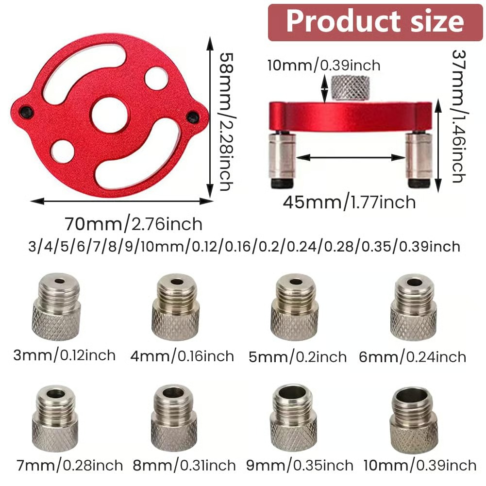 💥 50% OFF Doweling Jig for Woodworking – Drill Straight, No Mistakes! thumbnail 5