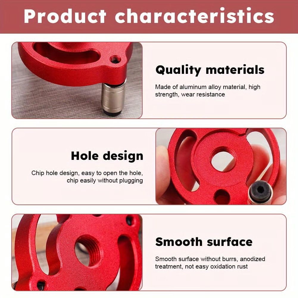 💥 50% OFF Doweling Jig for Woodworking – Drill Straight, No Mistakes! thumbnail 4