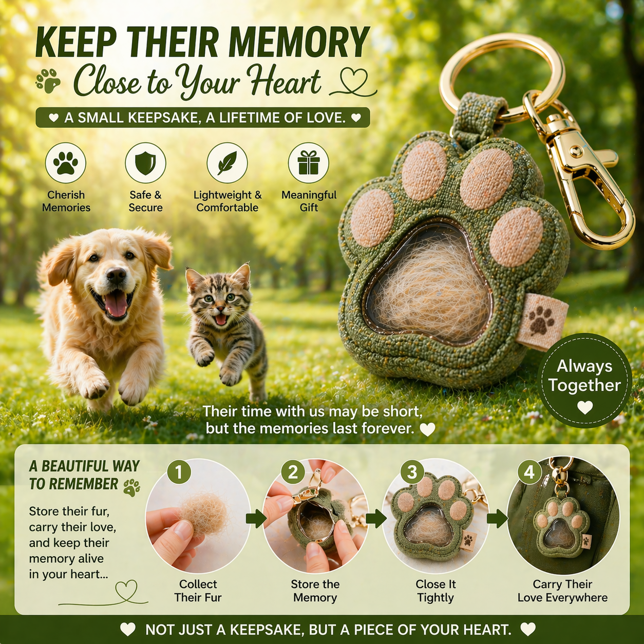 🐶😺 Pet memorial keepsake 💕🎁Emotional Gift for Animal Lovers, Family, Friends, Loved Ones thumbnail 4