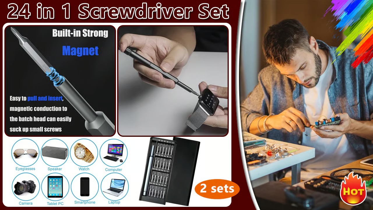🎁2026 Hot Sale🎁🔥 50% OFF🔥🧰🪛24 in 1 Screwdriver Set thumbnail 3