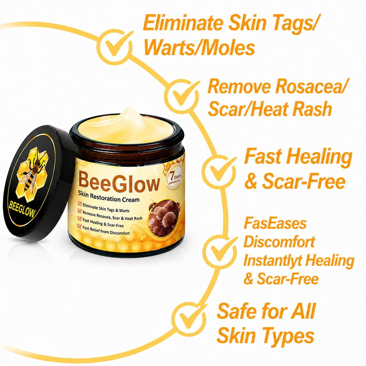 🔥 Summer Sale Up to 40% BeeGlow Skin Repair Cream - Image 1