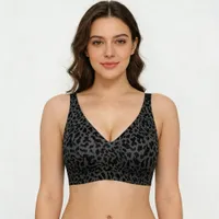 🏆LAST DAY SALE 50% OFF 🔥 Super Firming Leopard Print Jelly Bra | Women Wirefree Bras 👍No More Sagging Breasts thumbnail 8