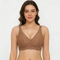 🏆LAST DAY SALE 50% OFF 🔥 Super Firming Leopard Print Jelly Bra | Women Wirefree Bras 👍No More Sagging Breasts thumbnail 11