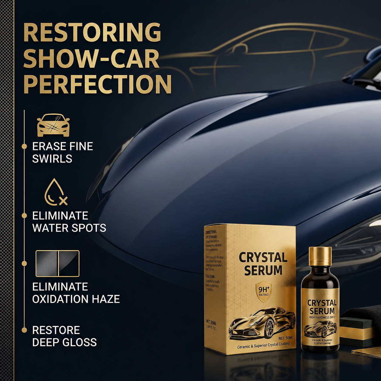 ⚡Hot Sales 50% OFF🔥Graphene Ceramic Coating for Cars – 9H Hardness, 10+ Years Protection, Hydrophobic & Scratch Resista thumbnail 6