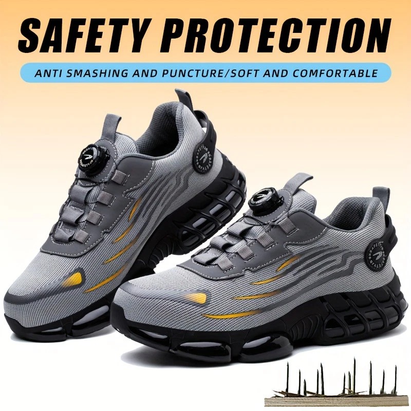 Men’s BOA Work Sneakers – Anti-Slip & Anti-Puncture Protection thumbnail 3