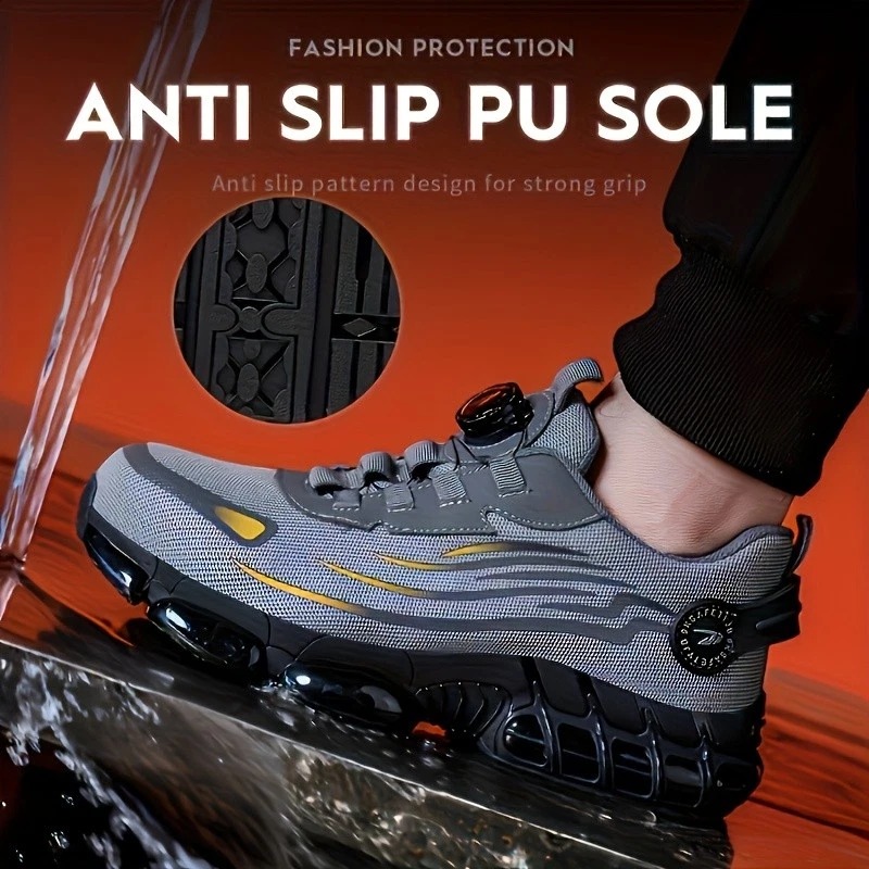 Men’s BOA Work Sneakers – Anti-Slip & Anti-Puncture Protection thumbnail 5