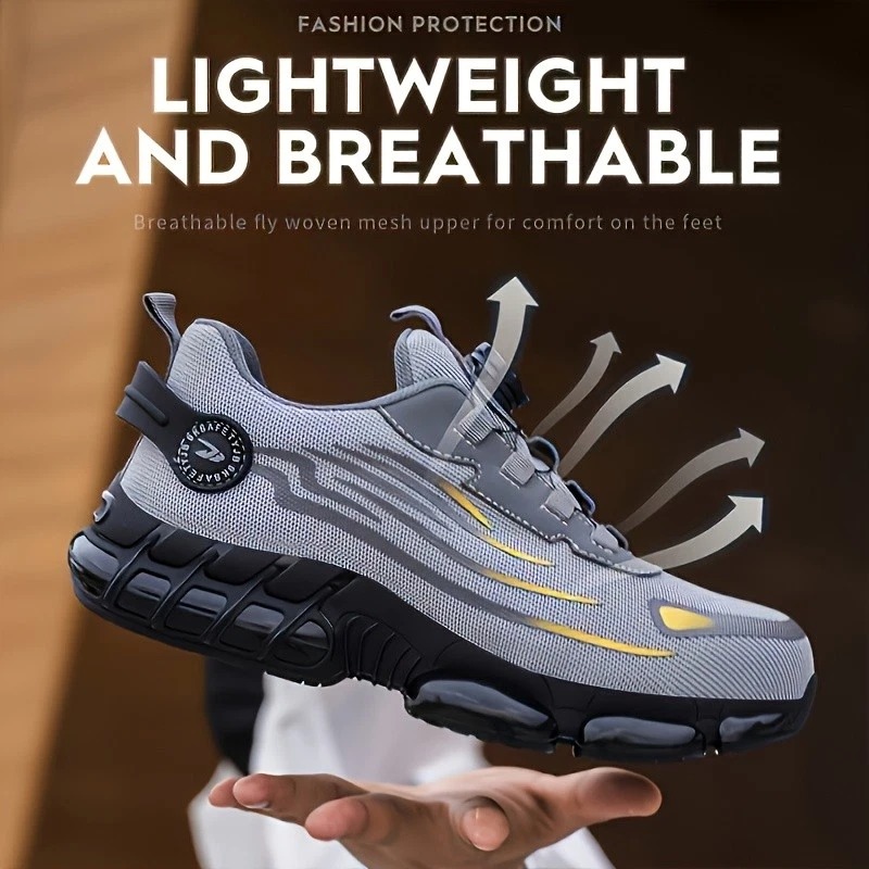 Men’s BOA Work Sneakers – Anti-Slip & Anti-Puncture Protection thumbnail 7