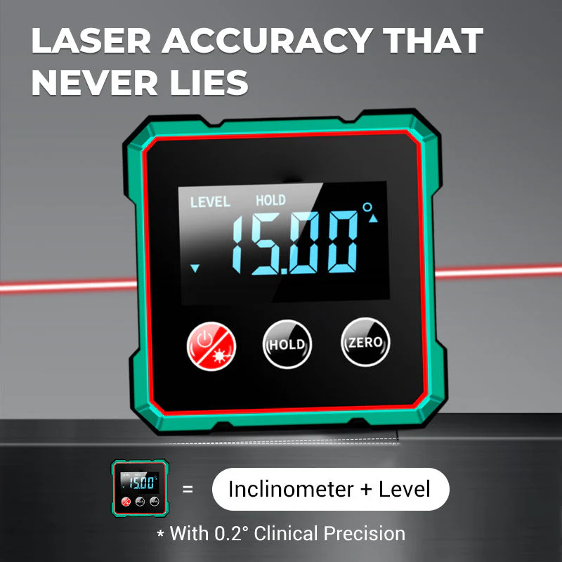 🔥🔥Hot Deal Summer SALE OFF UP TO 60%🔥💥Magnetic Digital Angle Finder with Electronic Laser thumbnail 3