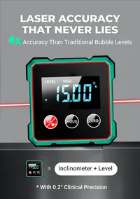 🔥🔥Hot Deal Summer SALE OFF UP TO 60%🔥💥Magnetic Digital Angle Finder with Electronic Laser thumbnail 5