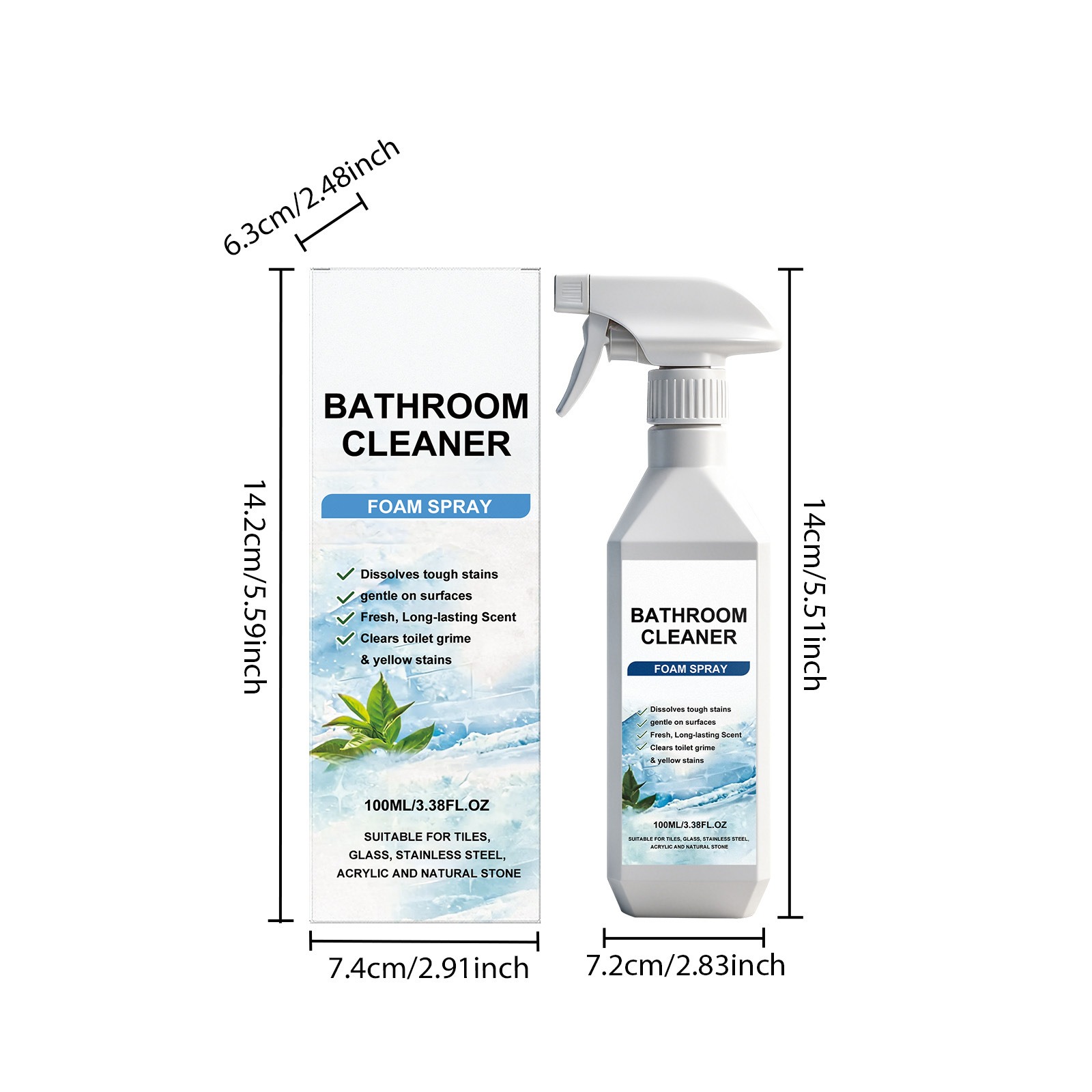 🥳2026 HOT SALE💞50K+ SOLD! Scale Remover Bathroom Cleaner thumbnail 12