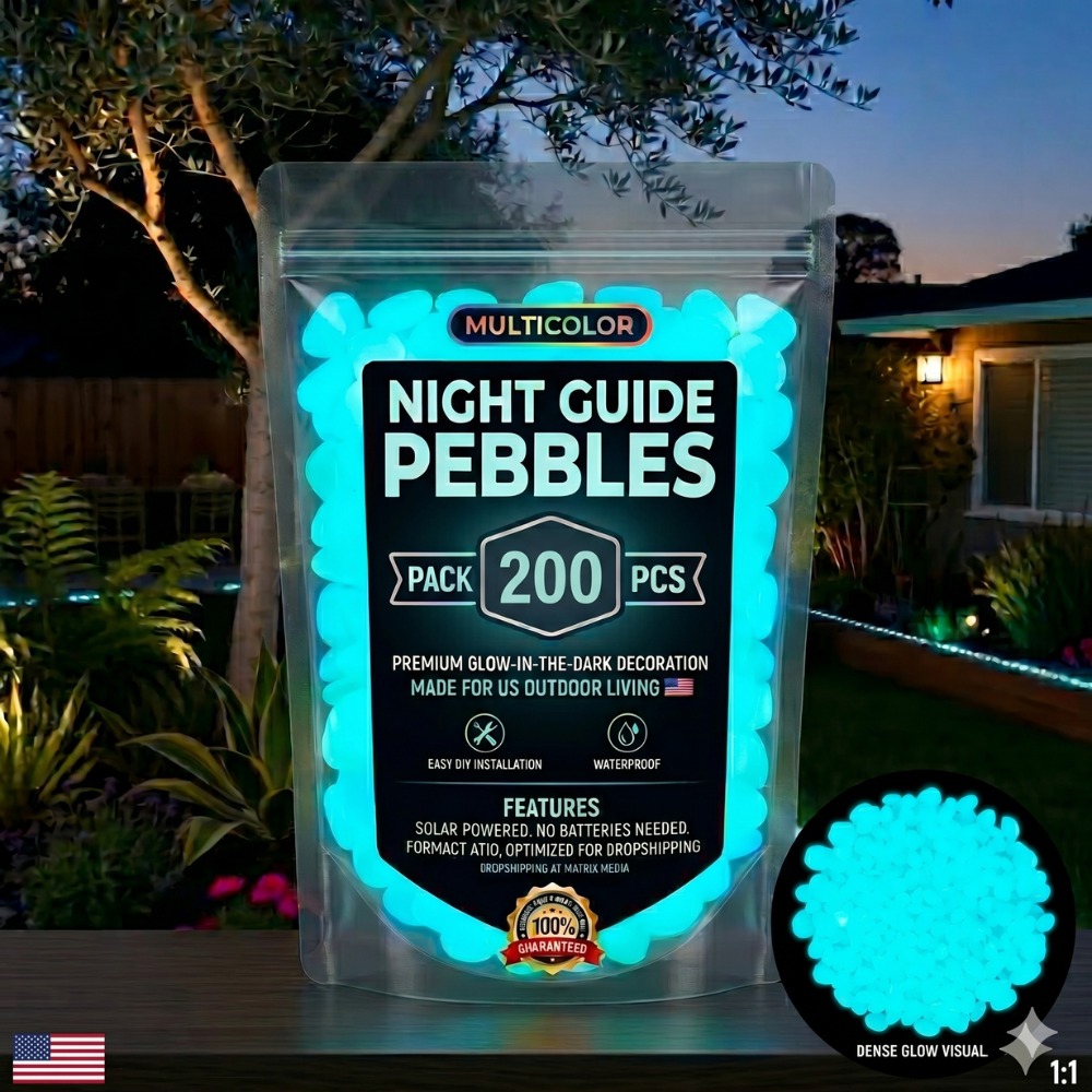 💥LAST DAY SALE 50%OFF💥🌈Colorful Glow-in-the-Dark Garden Stones thumbnail 8