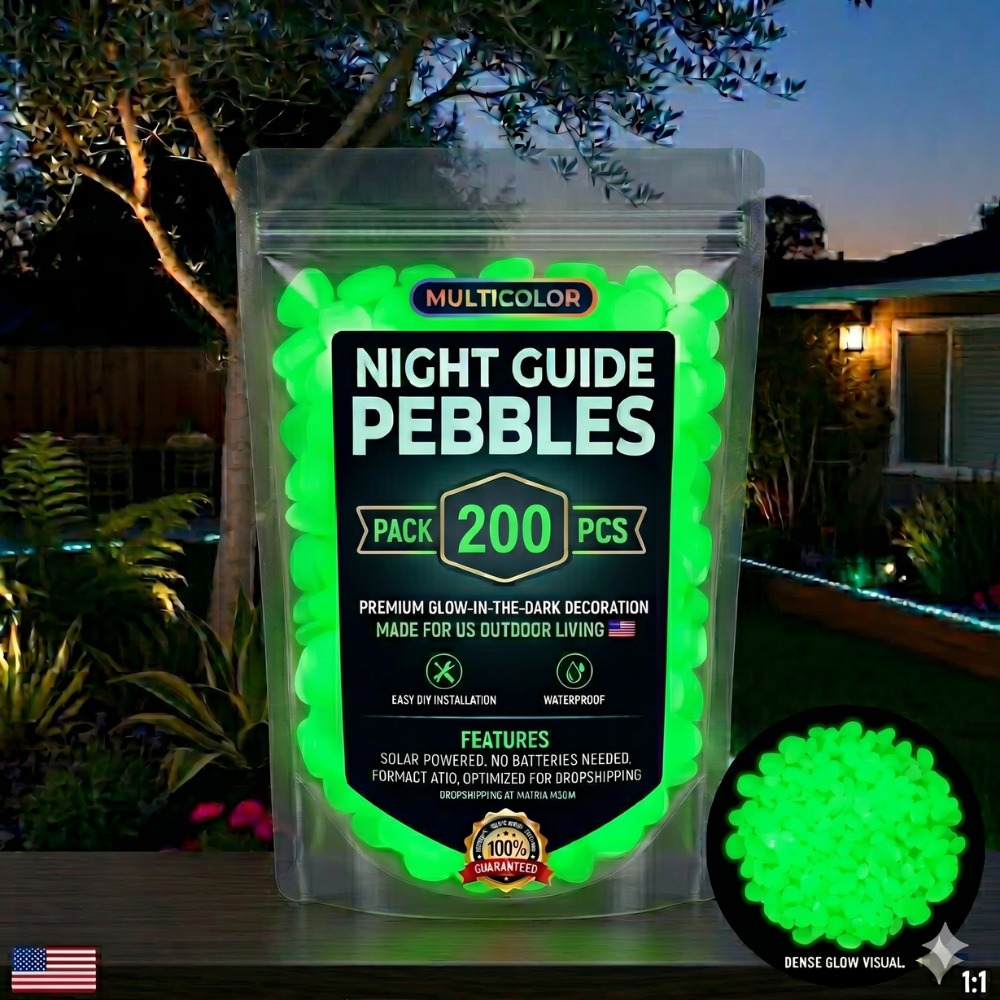 💥LAST DAY SALE 50%OFF💥🌈Colorful Glow-in-the-Dark Garden Stones thumbnail 9