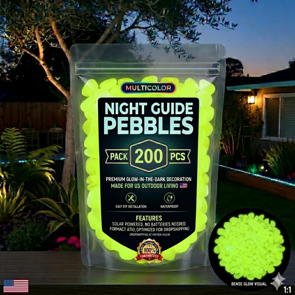 💥LAST DAY SALE 50%OFF💥🌈Colorful Glow-in-the-Dark Garden Stones thumbnail 10
